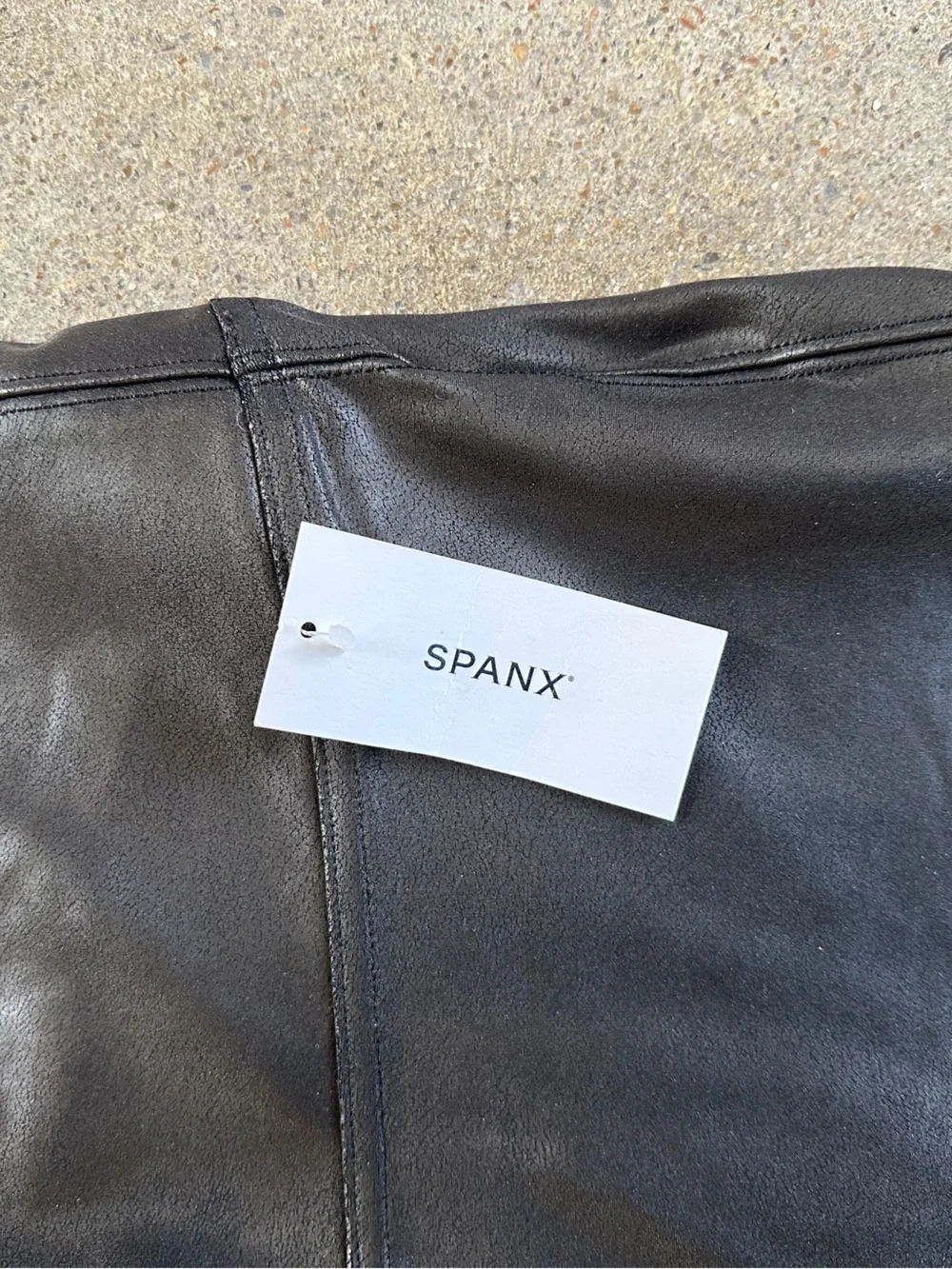 NWT Spanx Black Shimmer Leggings in Black Size 3X Athleisure Shiny High Waisted